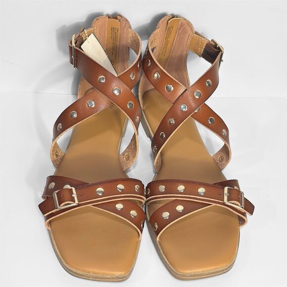 Time and Tru Womens Studded Gladiator Sandal Size 10 Vacation Summer - Picture 3 of 8